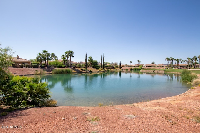 view of water feature