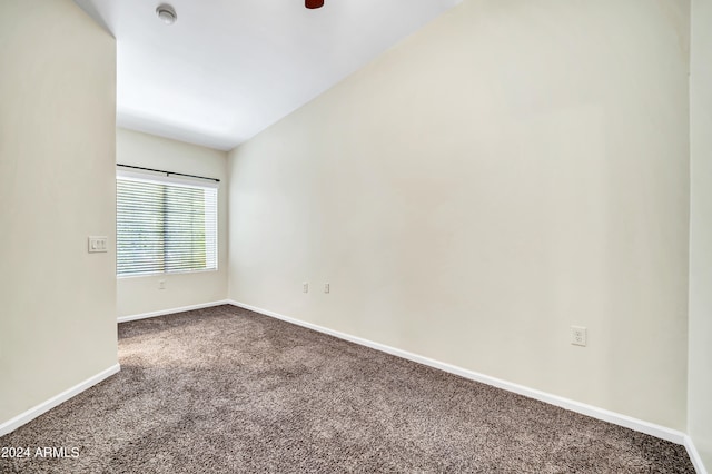 unfurnished room with carpet