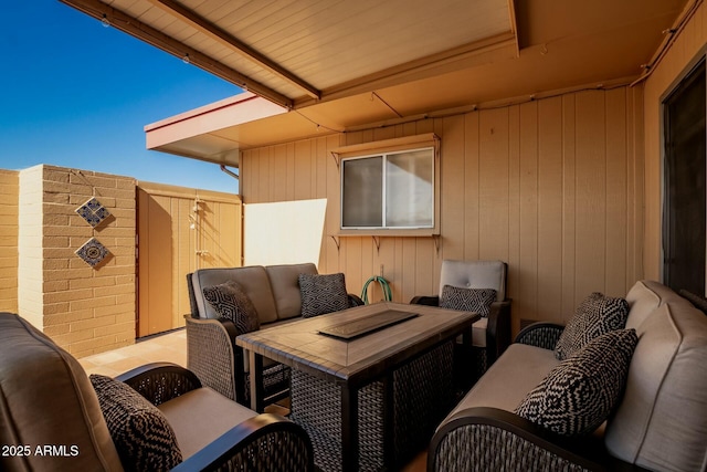 view of patio / terrace featuring outdoor lounge area