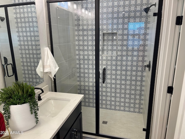 9965 W Flower St, Avondale, AZ 85392 - bathroom with vanity and an enclosed shower