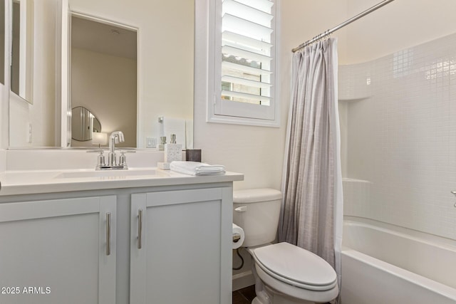 1951 W Plum Rd, Phoenix, AZ 85085 - full bath with toilet, vanity, and shower / tub combo with curtain