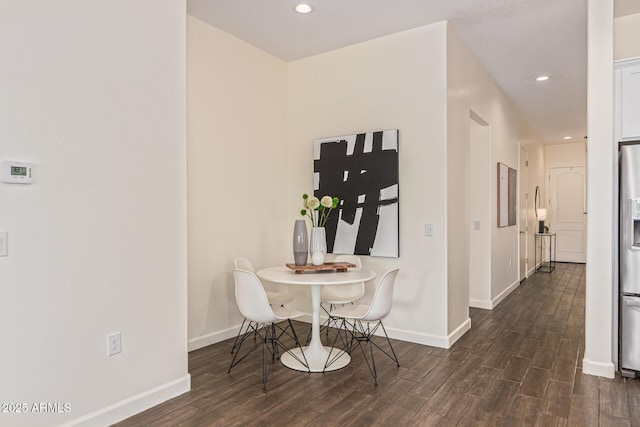 1951 W Plum Rd, Phoenix, AZ 85085 - dining room featuring wood finished floors, baseboards, and recessed lighting