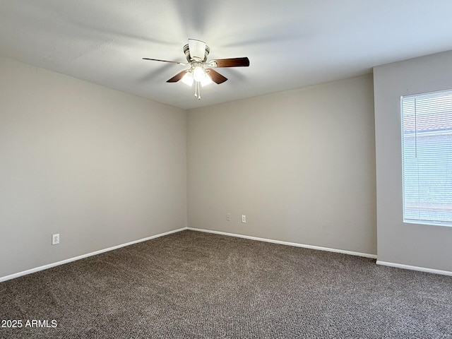 3840 N 43rd Ave Unit 34, Phoenix, AZ 85031 - carpeted empty room with ceiling fan, healthy amount of natural light, and baseboards