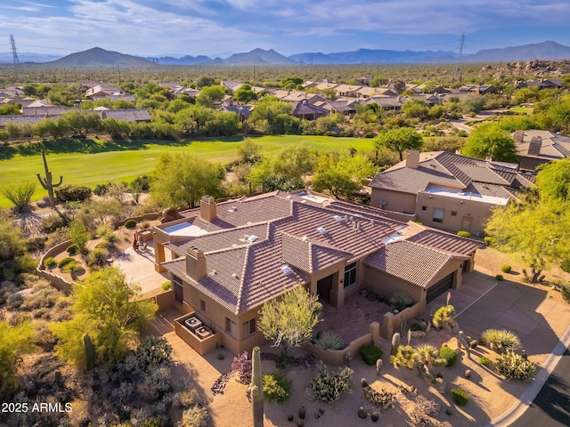 28768 N 95th Way, Scottsdale, AZ 85262 - aerial view of residential area featuring a mountainous background
