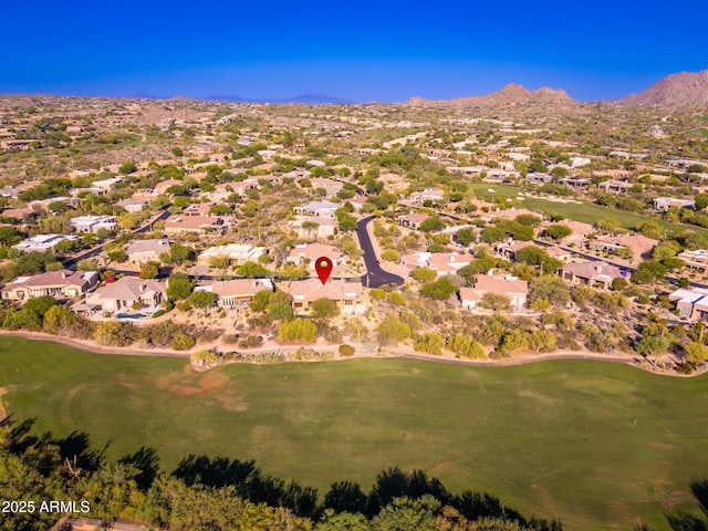 28768 N 95th Way, Scottsdale, AZ 85262 - aerial overview of property's location with nearby suburban area and mountains