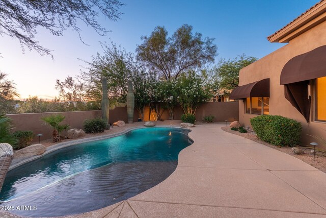 28768 N 95th Way, Scottsdale, AZ 85262 - view of pool featuring a fenced backyard and a patio area