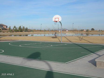 view of basketball court