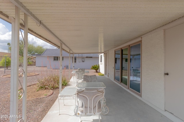 view of patio / terrace featuring outdoor dining space