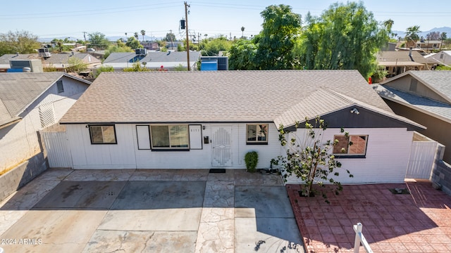 view of front of house featuring a patio area