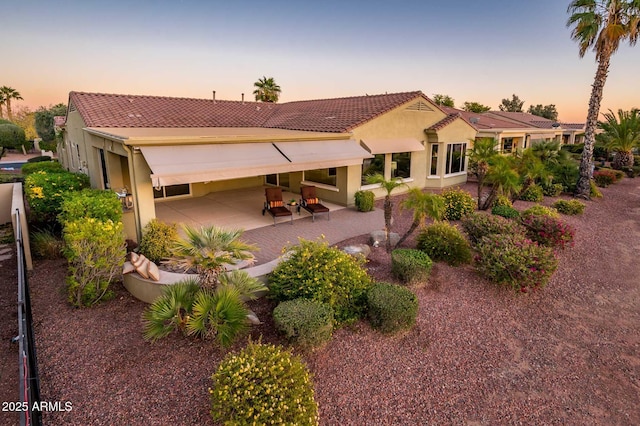 exterior space featuring a patio area