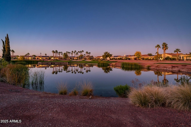 property view of water