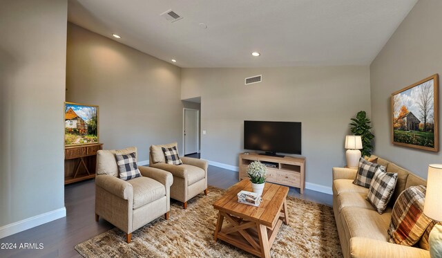 unfurnished room with wood-type flooring