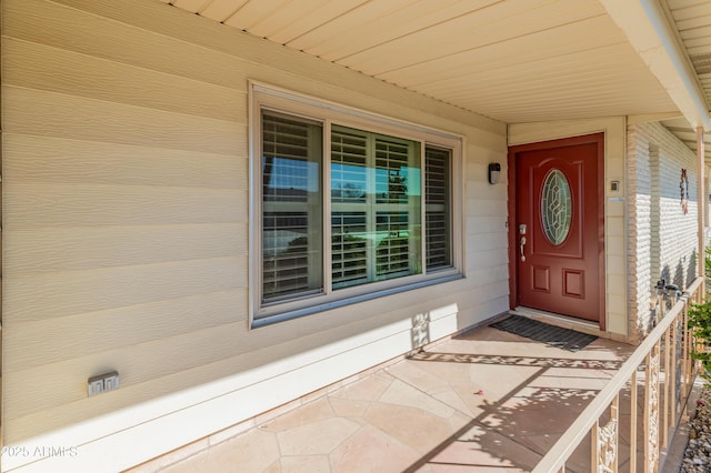 view of property entrance