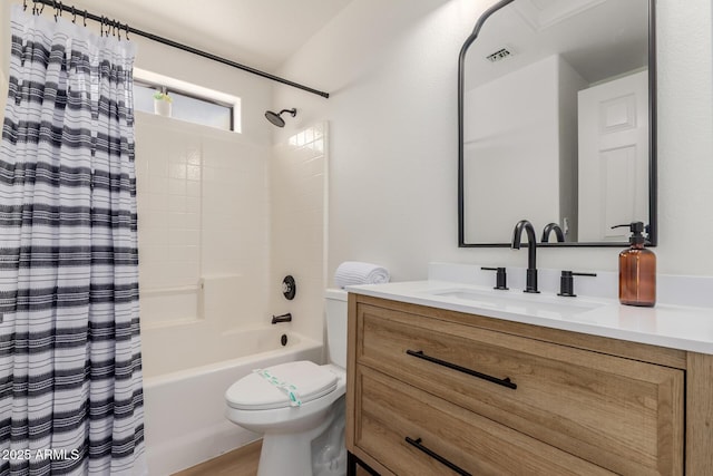 14239 N Edgeworth Dr Unit A, Fountain Hills, AZ 85268 - full bathroom with toilet, shower / tub combo, and vanity