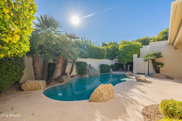 view of swimming pool