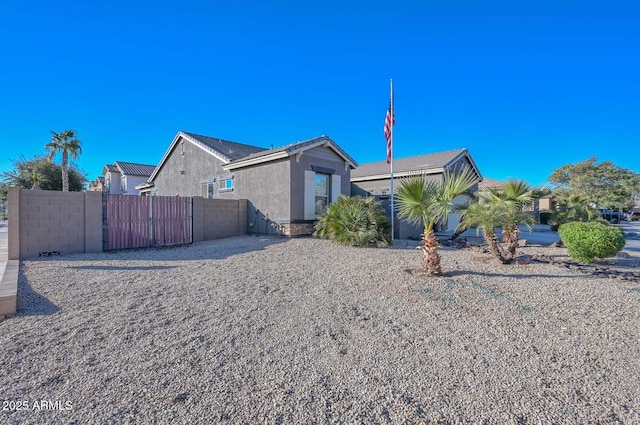 view of rear view of property