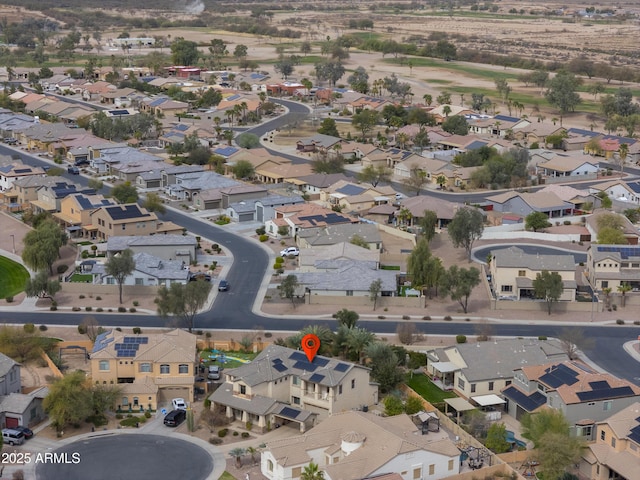 birds eye view of property featuring a residential view