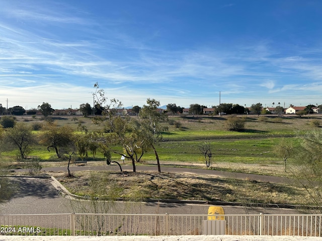 view of home's community with a rural view