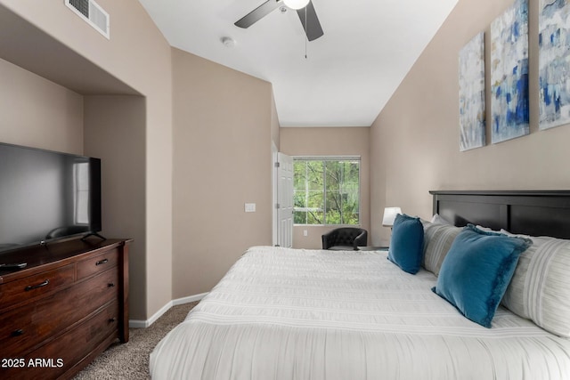 1920 E Bell Rd Unit 1189, Phoenix, AZ 85022 - carpeted bedroom featuring baseboards and a ceiling fan
