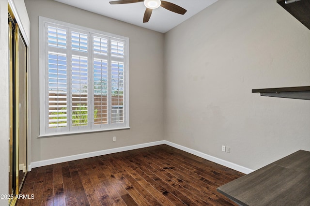 10310 N 135th Way, Scottsdale, AZ 85259 - empty room with a ceiling fan and hardwood / wood-style flooring