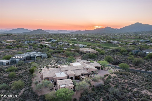 11457 E Salero Dr, Scottsdale, AZ 85262 - aerial view featuring a mountain view