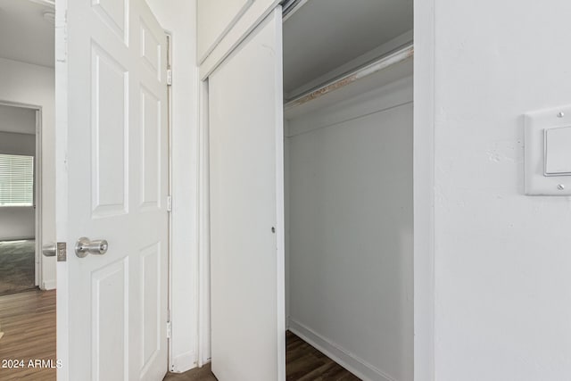 view of closet