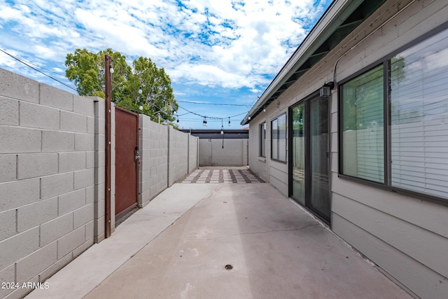 view of patio / terrace featuring a fenced backyard