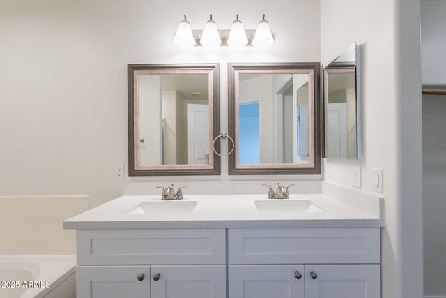 8854 W Aster Dr, Peoria, AZ 85381 - full bath with double vanity and a garden tub