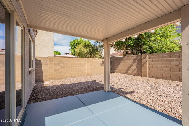 8854 W Aster Dr, Peoria, AZ 85381 - fenced backyard featuring a patio