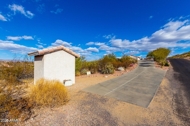 view of side of property