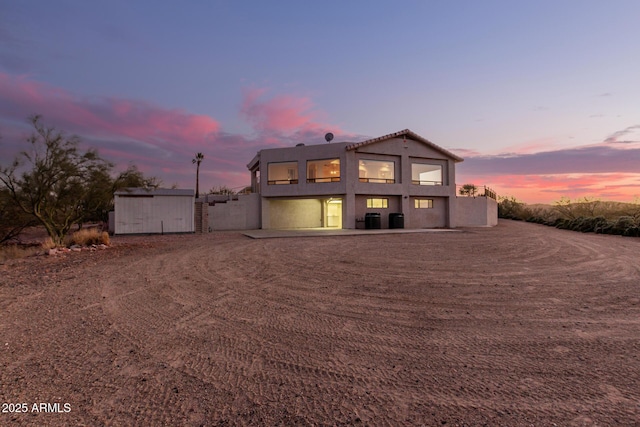 view of front of home