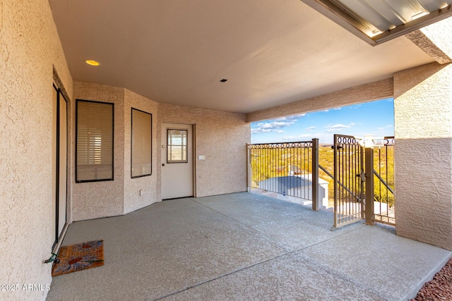 view of patio