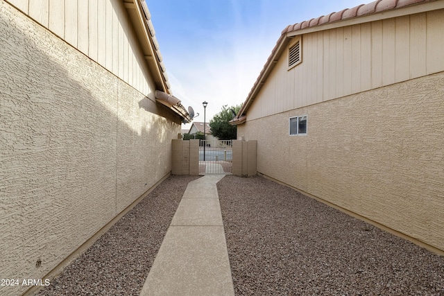 view of home's exterior