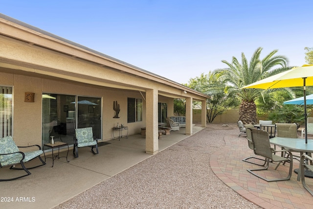 view of patio