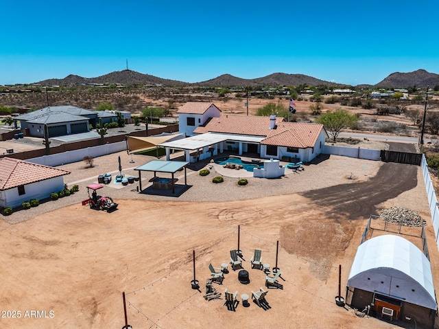 35005 N Central Ave, Phoenix, AZ 85086 - aerial view of property and surrounding area featuring a mountainous background