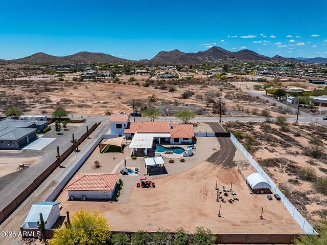 35005 N Central Ave, Phoenix, AZ 85086 - aerial view of a mountain backdrop and a desert landscape