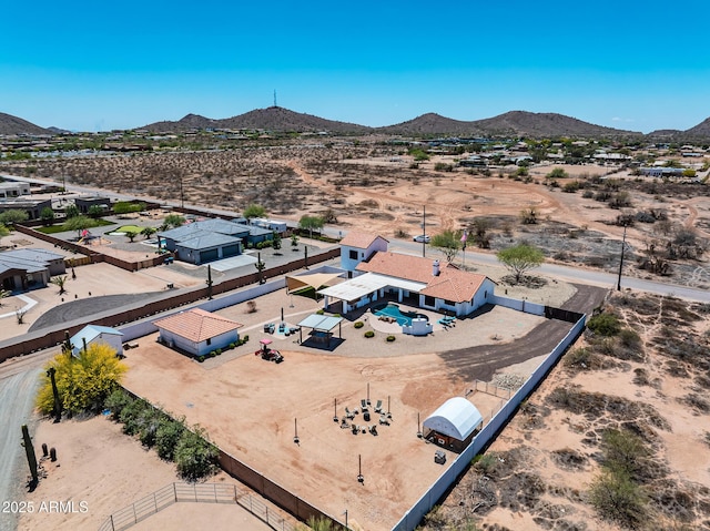 35005 N Central Ave, Phoenix, AZ 85086 - aerial view of sparsely populated area with a mountainous background and a desert landscape