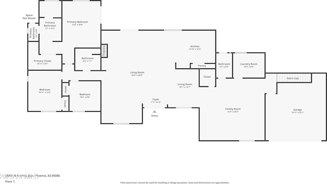 35005 N Central Ave, Phoenix, AZ 85086 - floor plan / room layout