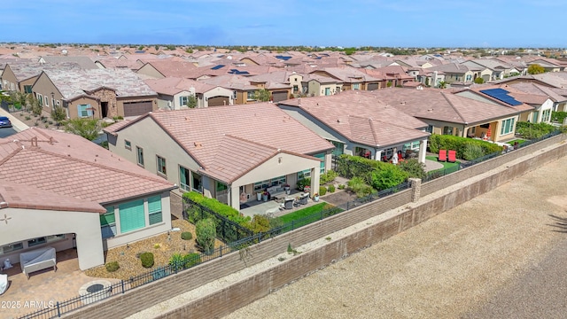 drone / aerial view featuring a residential view