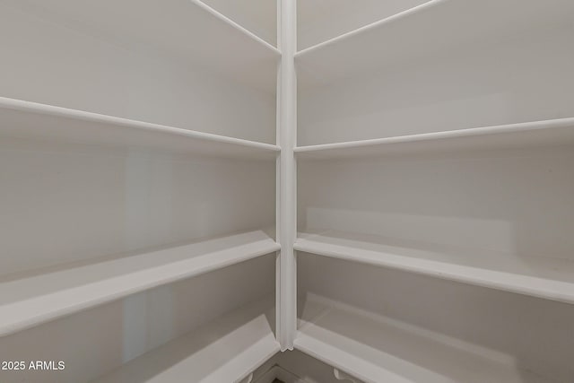 view of storage area