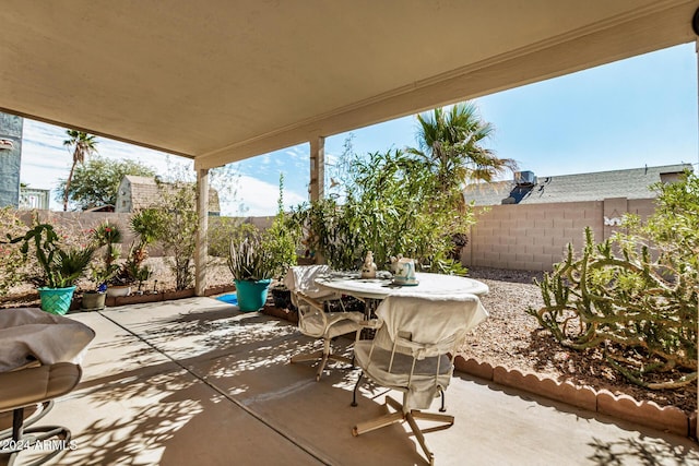 view of patio