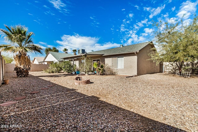 view of rear view of property