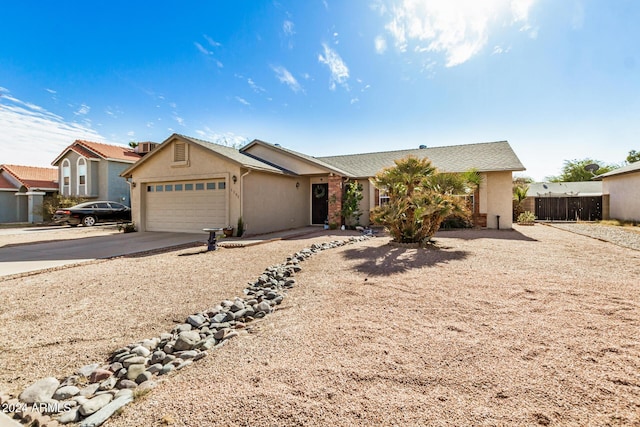 ranch-style house with a garage