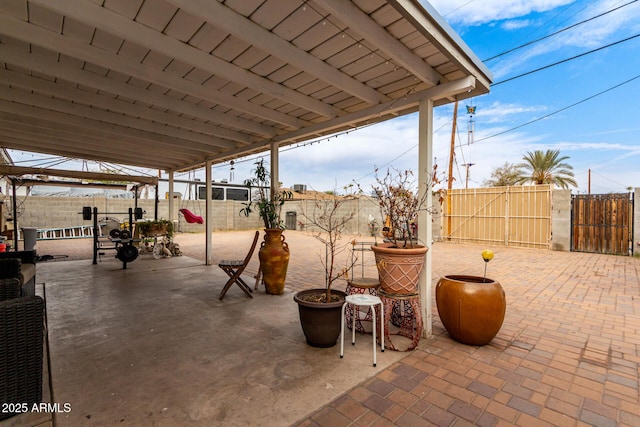 view of patio