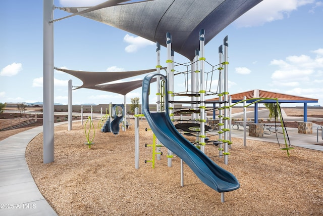 view of communal playground