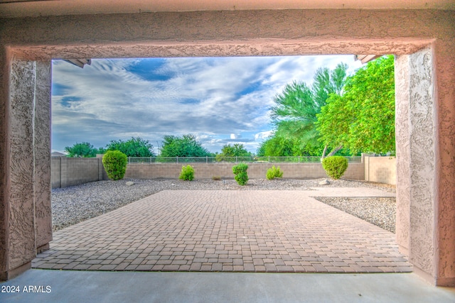 view of patio