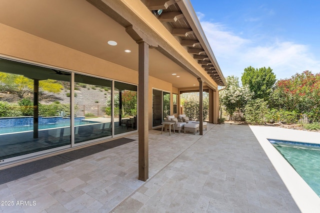 3326 Josey Wales Way, Wickenburg, AZ 85390 - view of patio / terrace featuring an outdoor pool