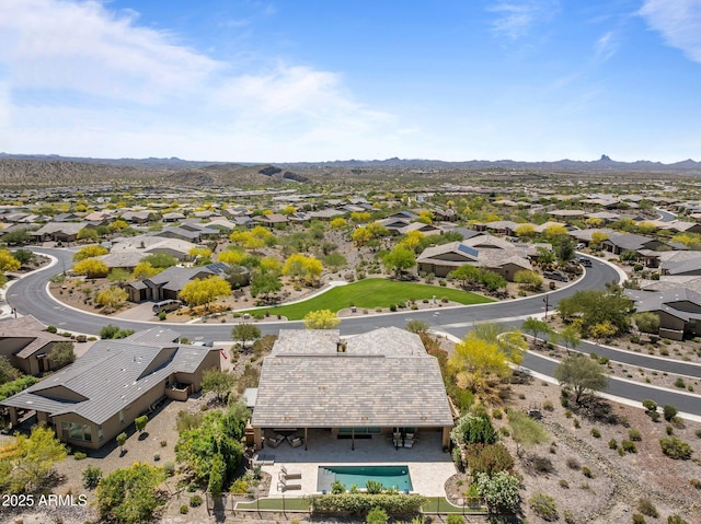 3326 Josey Wales Way, Wickenburg, AZ 85390 - aerial perspective of suburban area featuring a mountainous background