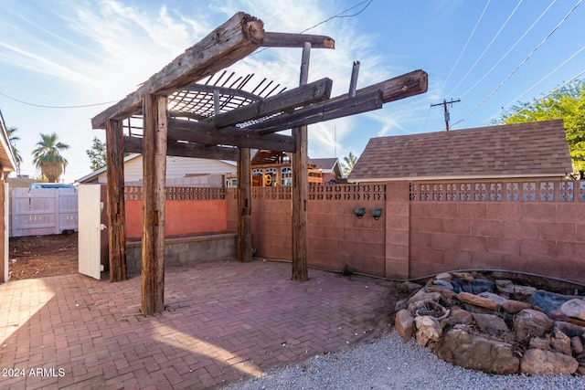 view of patio