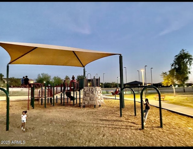 view of communal playground